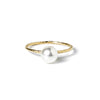 14k gold akoya pearl ring - LODAGOLD