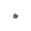 14k gold black diamond piercing - LODAGOLD