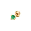 14k gold emerald piercing - LODAGOLD