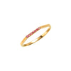 14k gold ruby ring - LODAGOLD