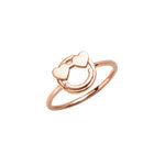 14k gold emoji Heart Ring - LODAGOLD