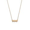 14k gold "MOM" necklace - LODAGOLD