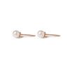 14k gold pearl earrings - LODAGOLD
