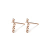 14k gold diamond constellation stud earrings - LODAGOLD