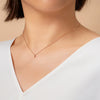 14k gold pearl necklace - LODAGOLD