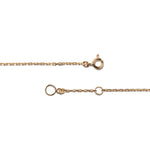 14k gold w/pearls circle necklace - LODAGOLD